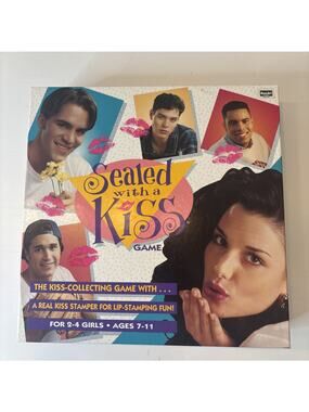Sealed With A Kiss Board Game Replacement Pieces Vintage 1995 Rose Art Frames